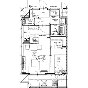 Alivis三国本町の間取り図