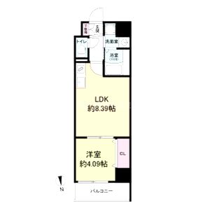 ACT DOORS 天六の間取り図
