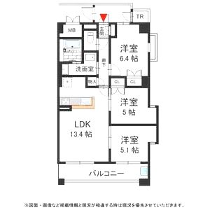 ルナソレイユ緑地公園の間取り図