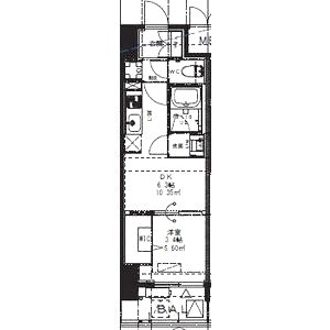 Alivis九条の間取り図