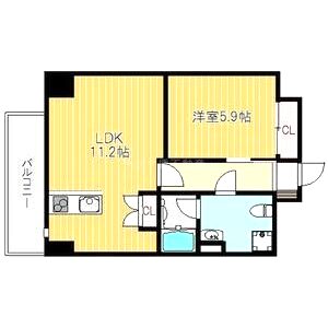 アクエルド緑地公園の間取り図