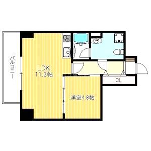 アクエルド緑地公園の間取り図
