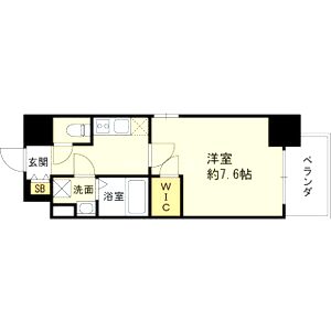エスリード新大阪レジデンス 1310号室の間取り図