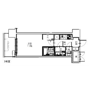 S-RESIDENCE大阪同心の間取り図