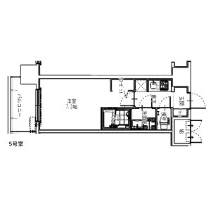 S-RESIDENCE大阪同心の間取り図
