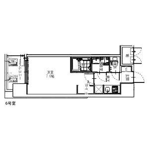S-RESIDENCE大阪同心の間取り図