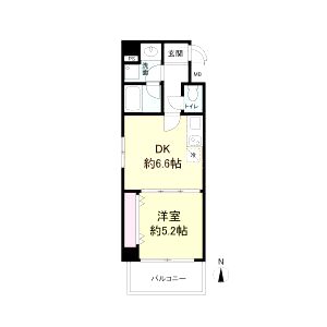 フレンシアノイエ内本町の間取り図