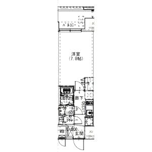 Alivis浪速東SoL TERRACEの間取り図