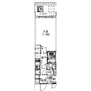 Alivis浪速東SoL TERRACEの間取り図