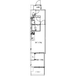 Alivis新町の間取り図