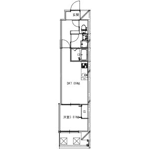Alivis新町の間取り図