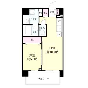 シャーメゾンサクセス新大阪の間取り図