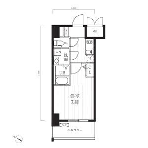 アプリーレ中之島の間取り図