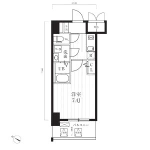 アプリーレ中之島の間取り図