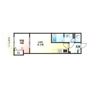 ALEGRIA京都九条の間取り図