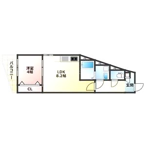 ALEGRIA京都九条の間取り図