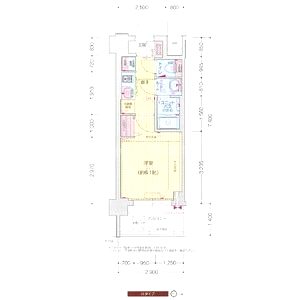 プレサンス東三国駅前グランクラスの間取り図