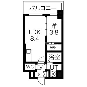 エスリードレジデンス梅田マークスの間取り図
