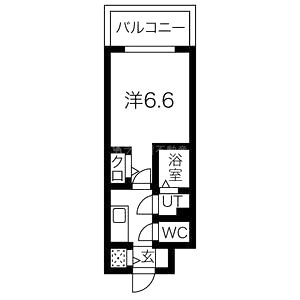 エスリードレジデンス梅田マークスの間取り図