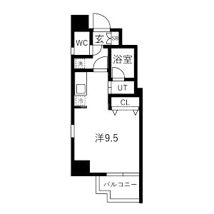 ファーストステージ江坂広芝町IIの間取り図