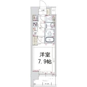 ディクス大阪城EASTレジデンスの間取り図