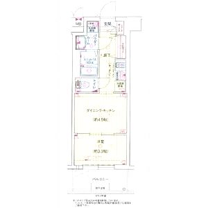 レシオス京都嵯峨野の間取り図