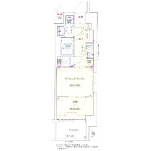 レシオス京都嵯峨野の間取り図
