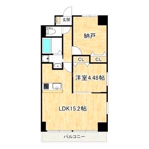 GROOVE豊中レジデンスの間取り図