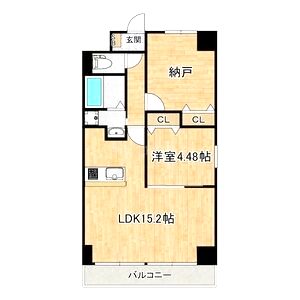 GROOVE豊中レジデンスの間取り図