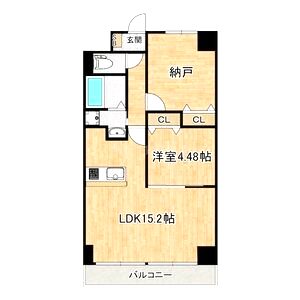 GROOVE豊中レジデンスの間取り図