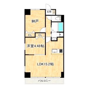 GROOVE豊中レジデンスの間取り図