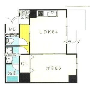 ES-Grande Umedakitaの間取り図
