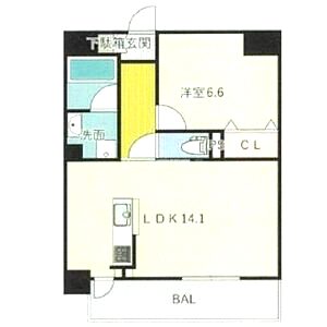 ES-Grande Umedakitaの間取り図