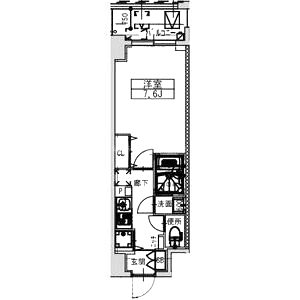 ミラージュパレス大阪ドームProsperの間取り図
