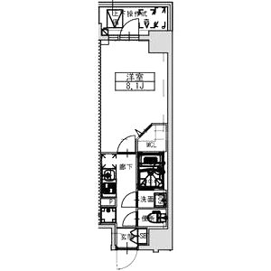 ミラージュパレス大阪ドームProsperの間取り図