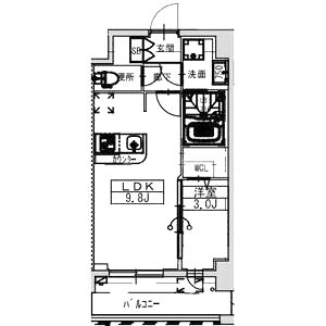 ミラージュパレス大阪ドームProsperの間取り図