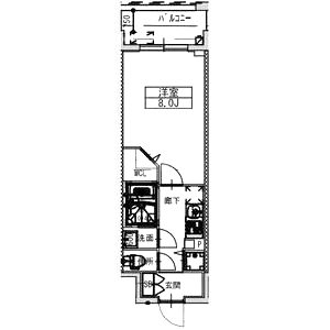 ミラージュパレス大阪ドームProsperの間取り図