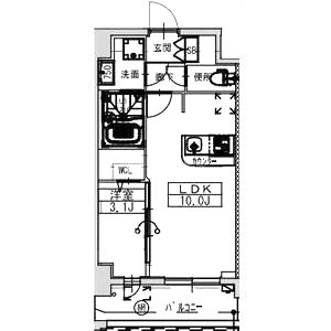 ミラージュパレス大阪ドームProsperの間取り図