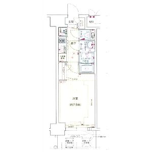 プレサンス堺筋本町センティスの間取り図
