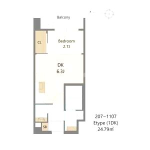Alivis放出の間取り図