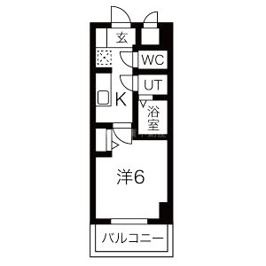スプランディッド天王寺パークサイドの間取り図