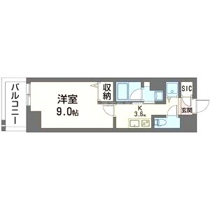 サンエール南堀江の間取り図