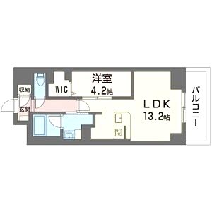 サンエール南堀江の間取り図