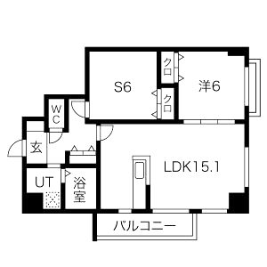 アンフィニXの間取り図