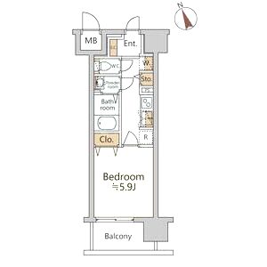 ジオエント福島野田レジデンスの間取り図