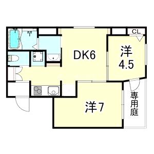 プリオーレ京都駅前の間取り図