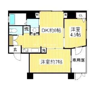 プリオーレ京都駅前の間取り図