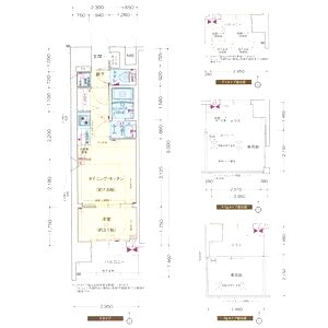 プレサンス京都東寺の間取り図