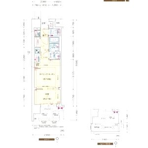 プレサンス京都東寺の間取り図