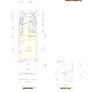プレサンス京都東寺の間取り図